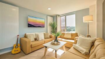 Quarto solteiro, para não fumantes | Área de estar