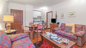 Standard Apartment, 2 Bedrooms, Microwave (Appartamento Cuore Alpino near Slopes) | Living area | Smart TV - Appartamento Cuore Alpino Near Slopes for 4 (Sauze d'Oulx)