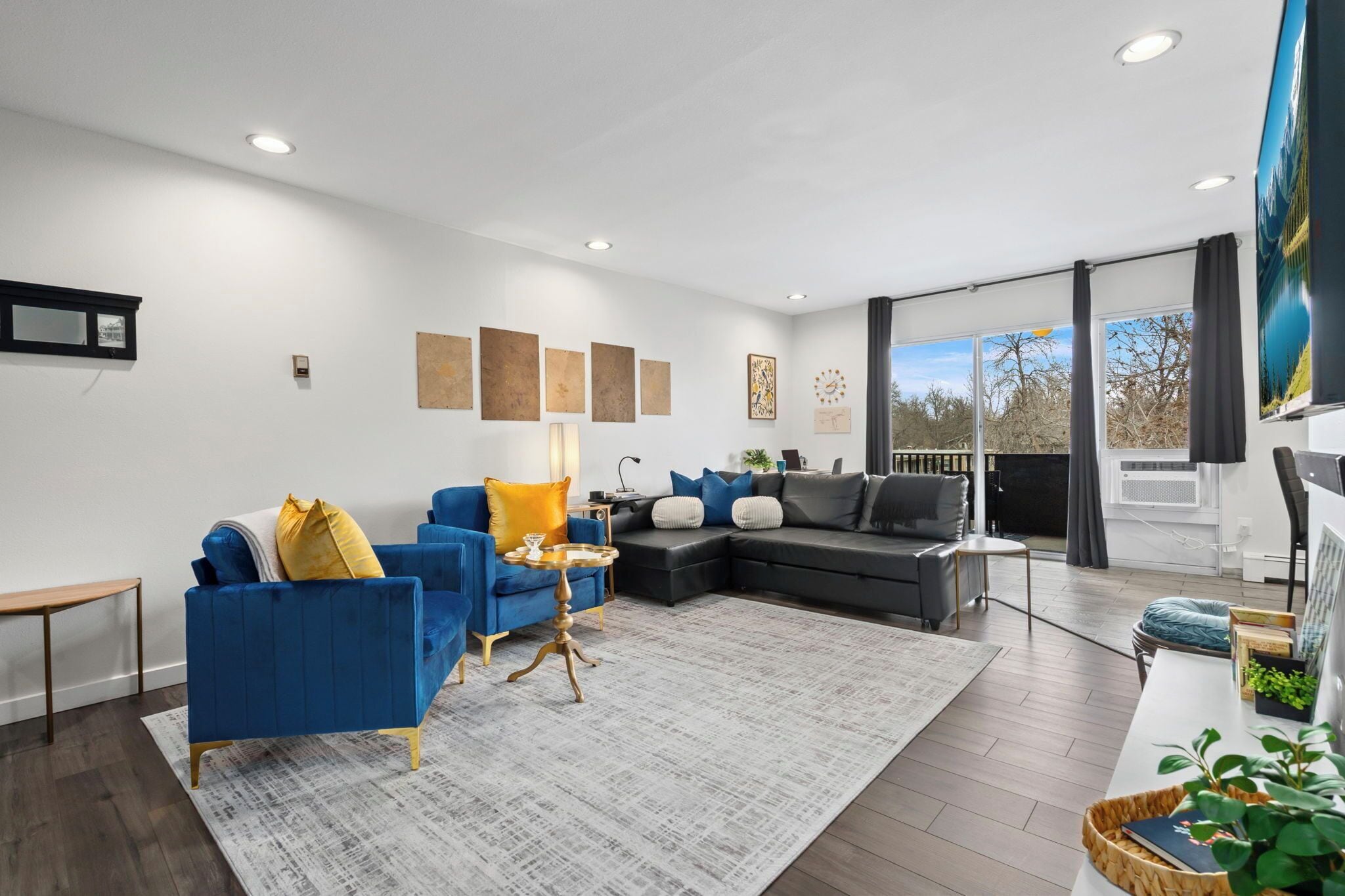 Căn hộ, nhiều giường, bếp, quang cảnh vườn | Khu phòng khách