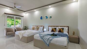 Villa Deluxe, patio, vue jardin | Wi-Fi gratuit