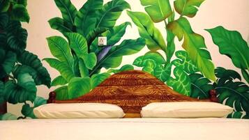 In-room safe, desk, laptop workspace, soundproofing