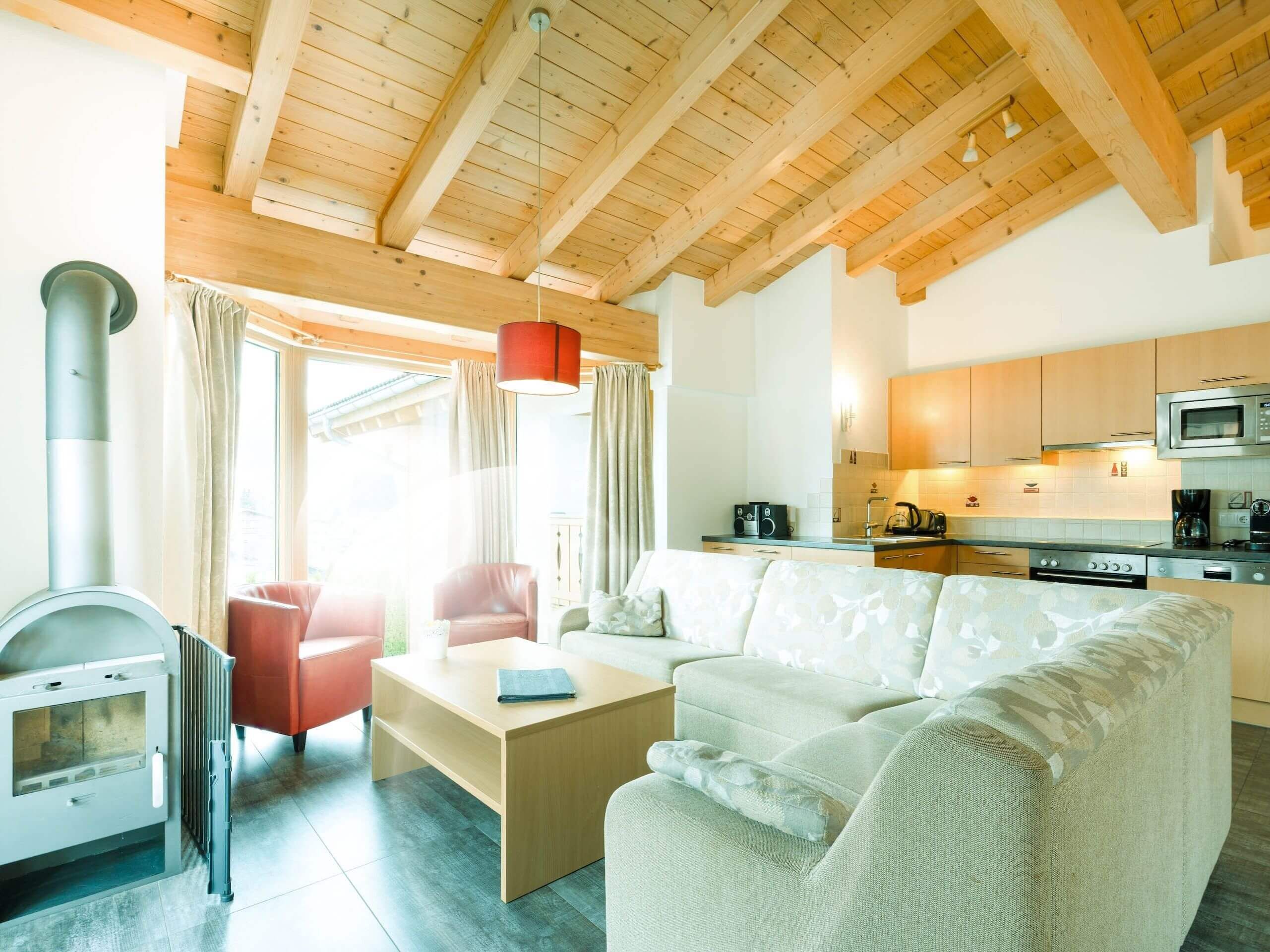 高級公寓, 露台, 山谷景 | 客廳