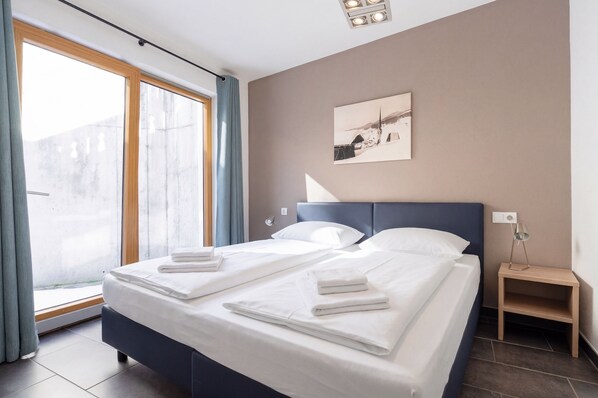 Superior-Apartment, Balkon, Talblick