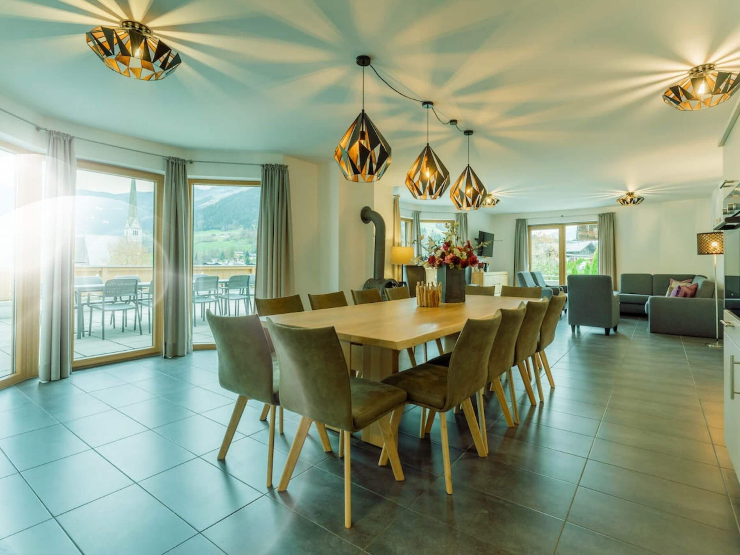 Royal Apartment, Valley View | Living area | 40-inch flat-screen TV with cable channels
