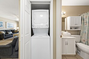 Signature Condo, 2 Bedrooms, 2 Bathrooms, Garden View | Laundry - Seaside Beach & Racquet 2105 (Orange Beach)