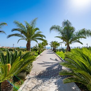 Vista a la playa o al mar