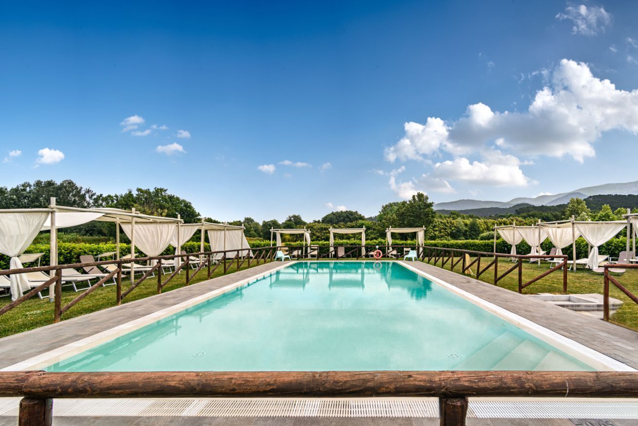Una piscina climatizada