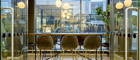 Sitteområde i lobbyen