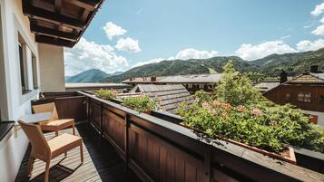 Doppelzimmer, Balkon, Gartenblick | Terrasse/Patio