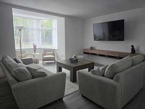 Deluxe House | Living area | Flat-screen TV - Woodside House (Forres)