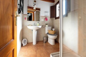 Hair dryer, towels, soap, toilet paper - Big Fish (2nd Right) (Granada)