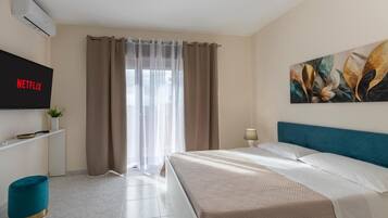 2 室のベッドルーム、アイロン / アイロン台、WiFi、ベッドシーツ