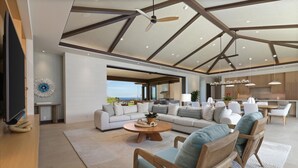 Living area - Piiuka 18 - Ocean Views | Game Room | Daily Housekeeping (Kailua Kona)