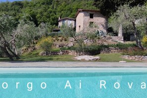 Una piscina riscaldata