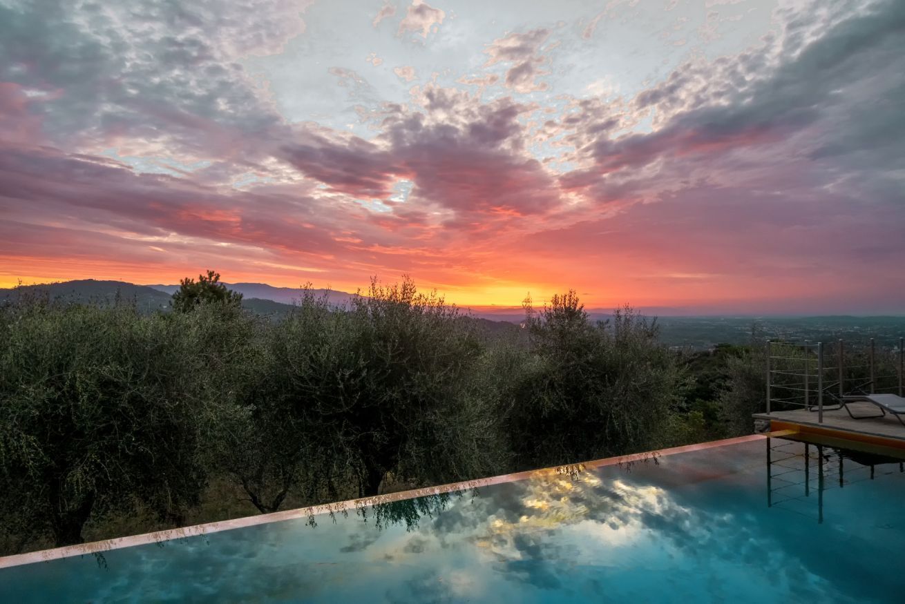 Una piscina riscaldata