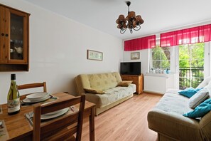 Comfort-lejlighed - balkon | Opholdsområde