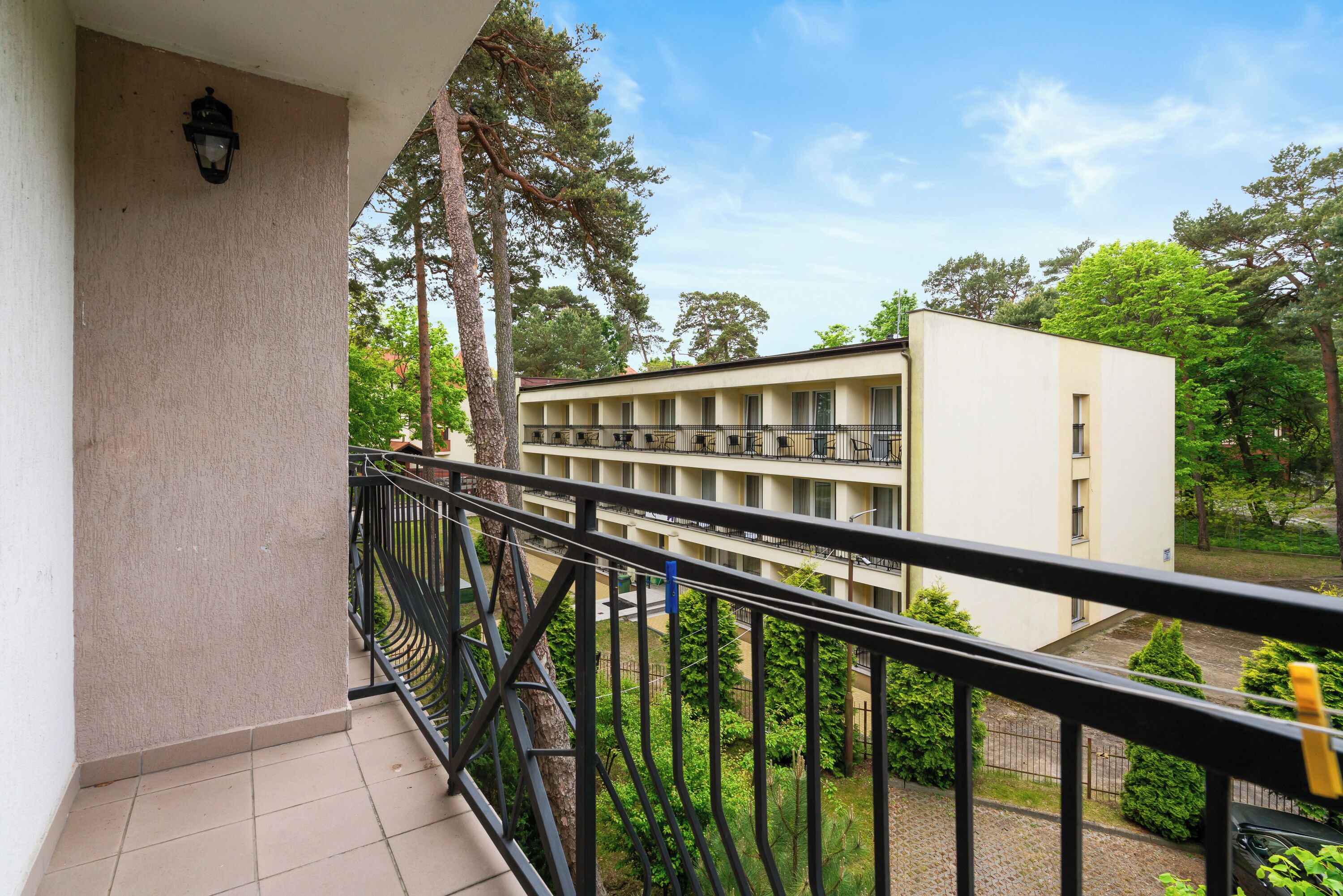 Klassieke studio, balkon