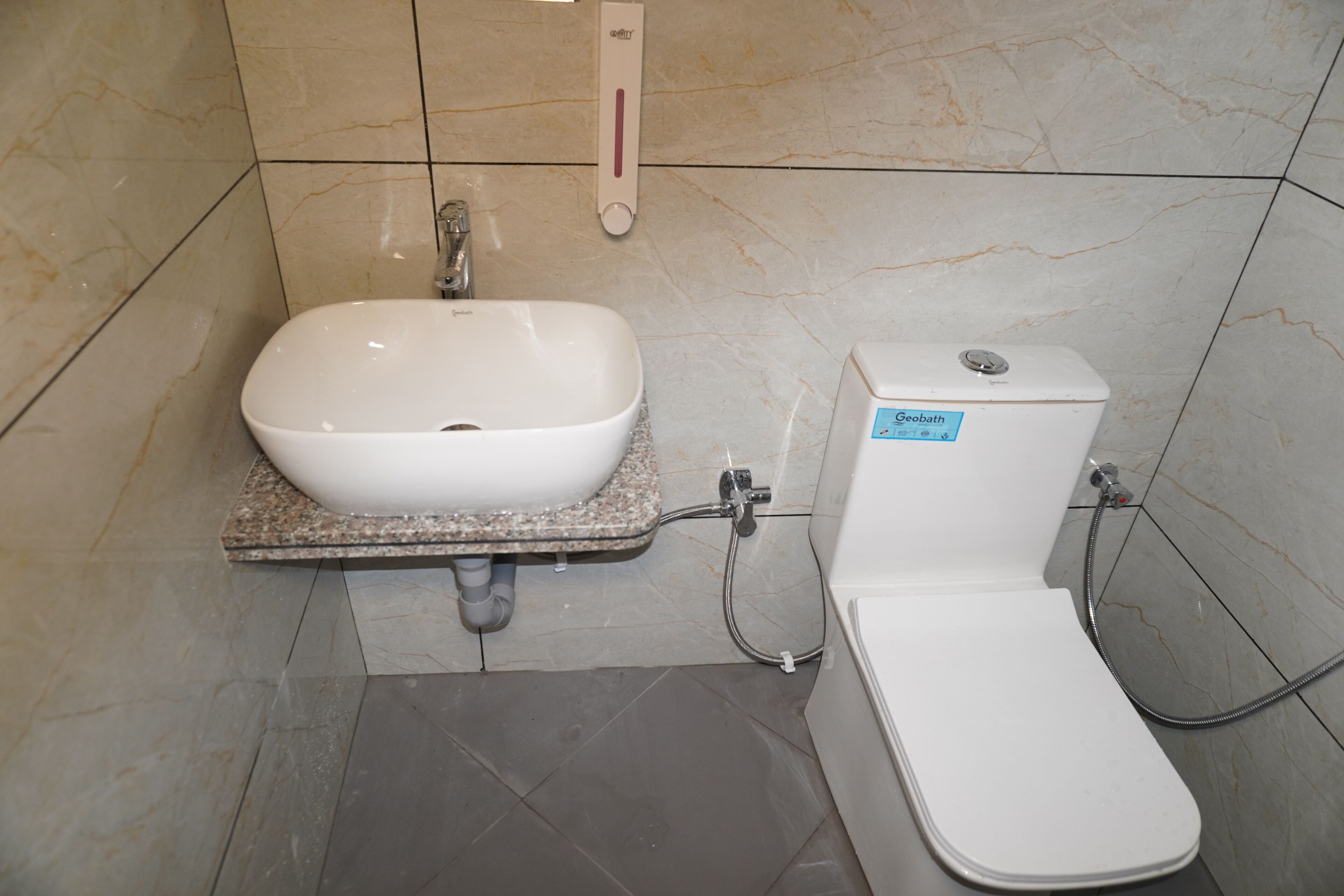 Free toiletries, towels, soap, shampoo