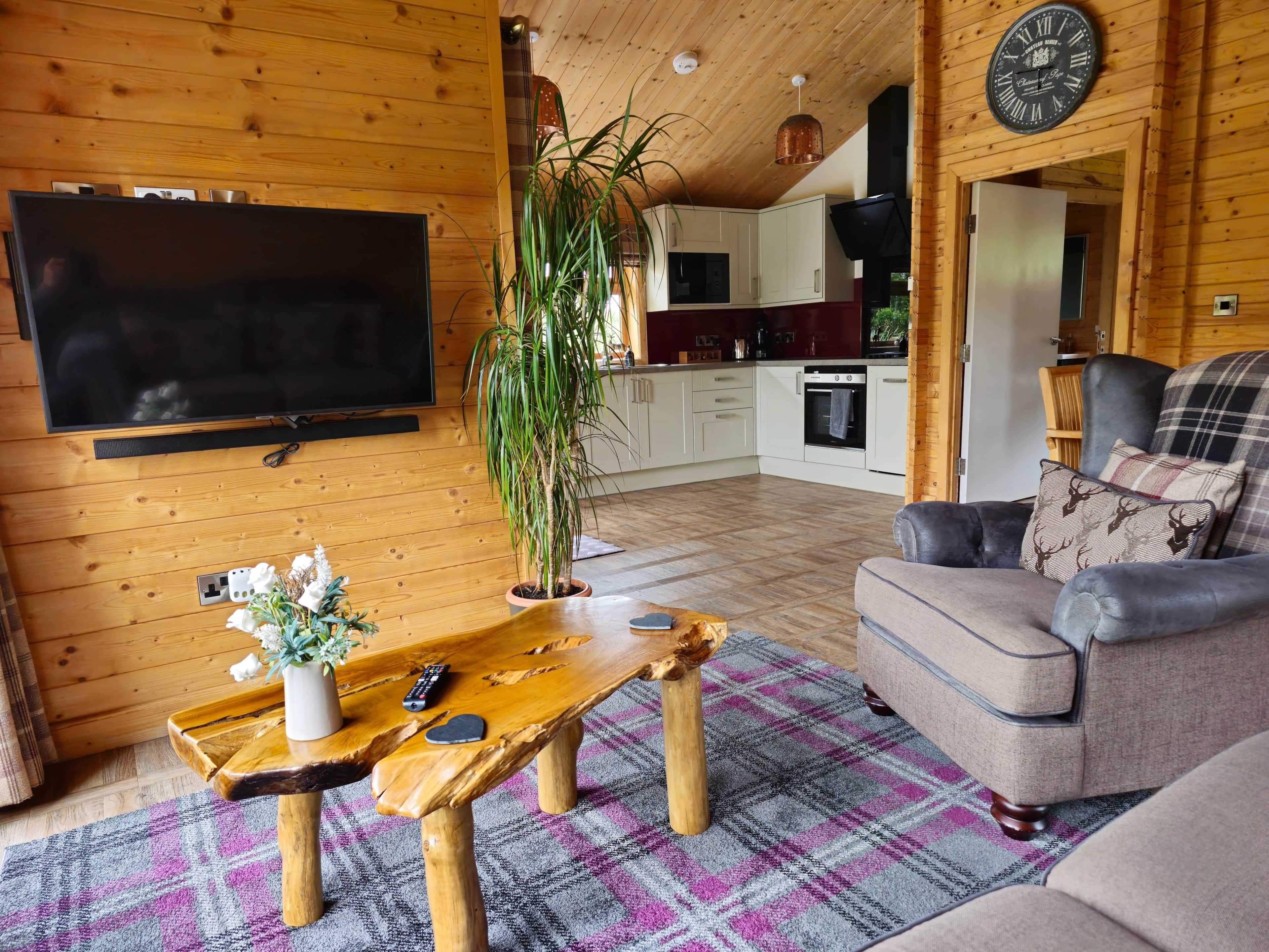 Tv, dvd-afspiller, stereoanlæg