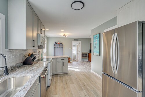 Walk to Broadkill Beach: Sleek Family Home w/ Deck