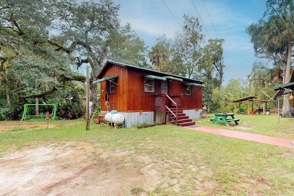 Fachada de la propiedad