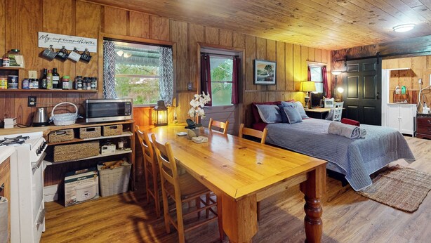 Unclassified image, 1 of 24, button - 1BR Riverfront w/ Views, Canoe, Grill & Fire Pit (Bronson)
