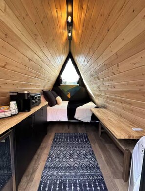Interior - NEW! Unique Modern Glamping Chalet #3 (Orderville)