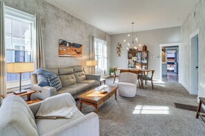 House (3 Bedrooms) | Interior - Deck & Home Office: Walkable Albuquerque Home (Albuquerque)