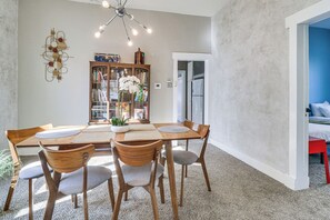 House (3 Bedrooms) | Interior - Deck & Home Office: Walkable Albuquerque Home (Albuquerque)