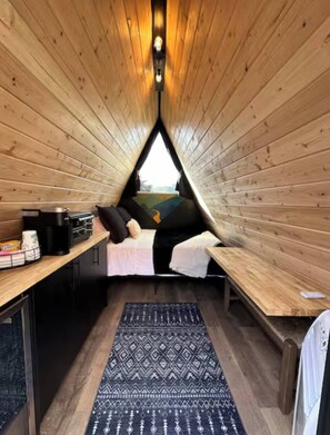 Interior - NEW! Unique Modern Glamping Chalet #5 (Orderville)