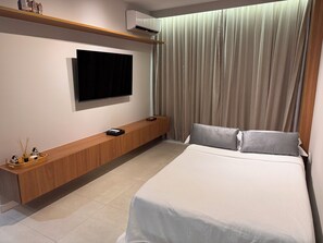 1 habitación, tabla de planchar con plancha, wifi y ropa de cama 
