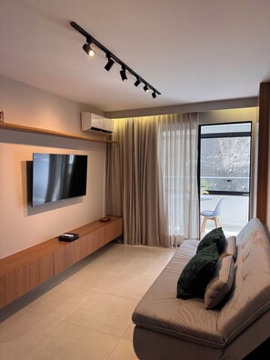 Living area - Cozy NEW apartment in Ondina (Salvador)