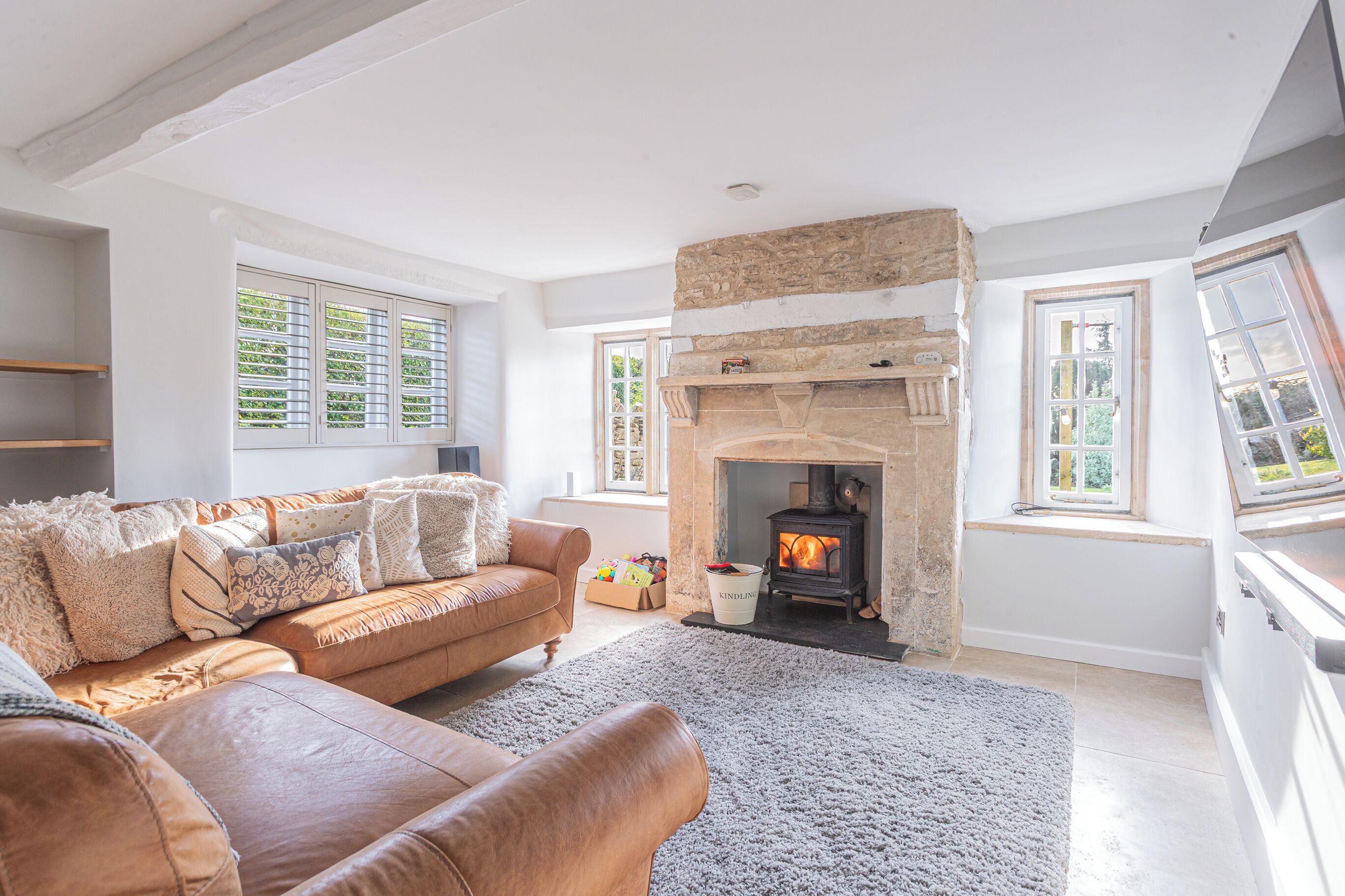 スマートテレビ、 暖炉