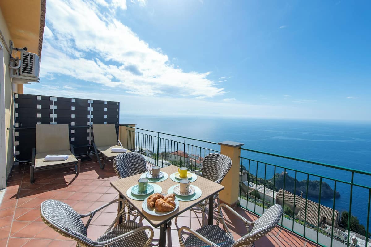 Appartamento, vista mare | Terrazza/patio