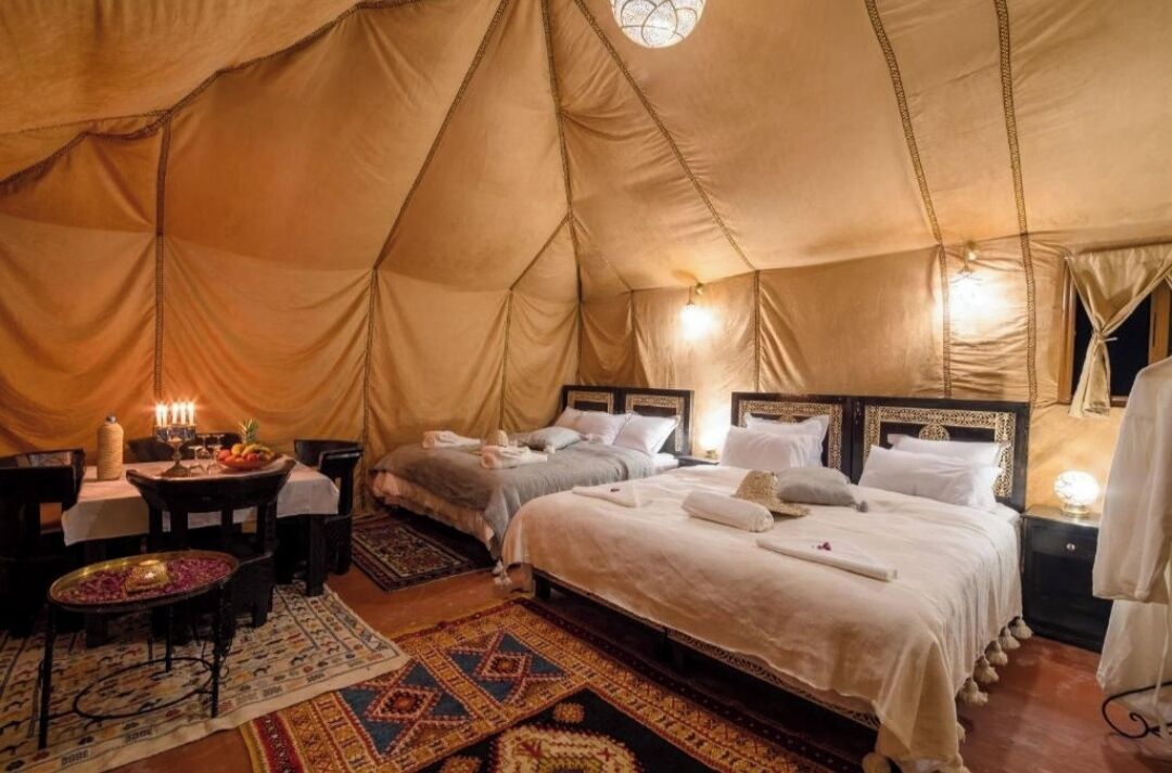 Luxury Quadruple Room, Patio, Desert view | Laptop workspace, free WiFi