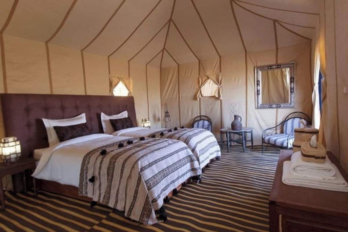 Luxury Twin Room, Patio, Desert view | Laptop workspace, free WiFi