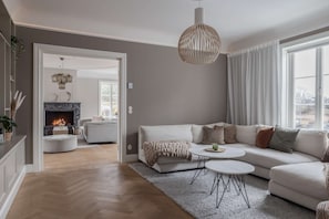 Fernseher, Kamin, Videospiele, Bücher