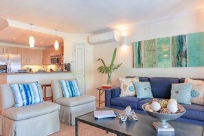Apartamento, 2 quartos | Área de estar