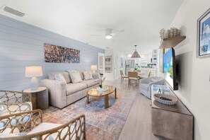 Condo, 2 Bedrooms | Living area - Seashells Unit 09 2 Bedroom Condo (Sanibel)