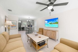 Condo, 2 Bedrooms | Living area - Seashells Unit 24 2 Bedroom Condo (Sanibel)