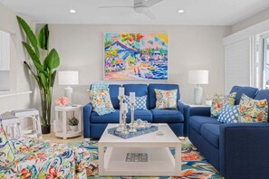 Condo, 2 Bedrooms | Living area - Seashells Unit 05 2 Bedroom Condo (Sanibel)