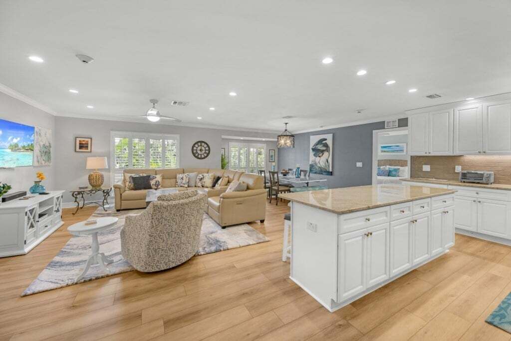 公寓客房, 2 間臥室 | 起居區