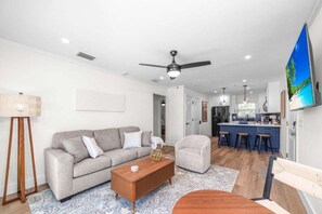 Condo, 2 Bedrooms | Living area - Chic Island Haven - Seashells Unit #38 2 Bedroom Condo (Sanibel)