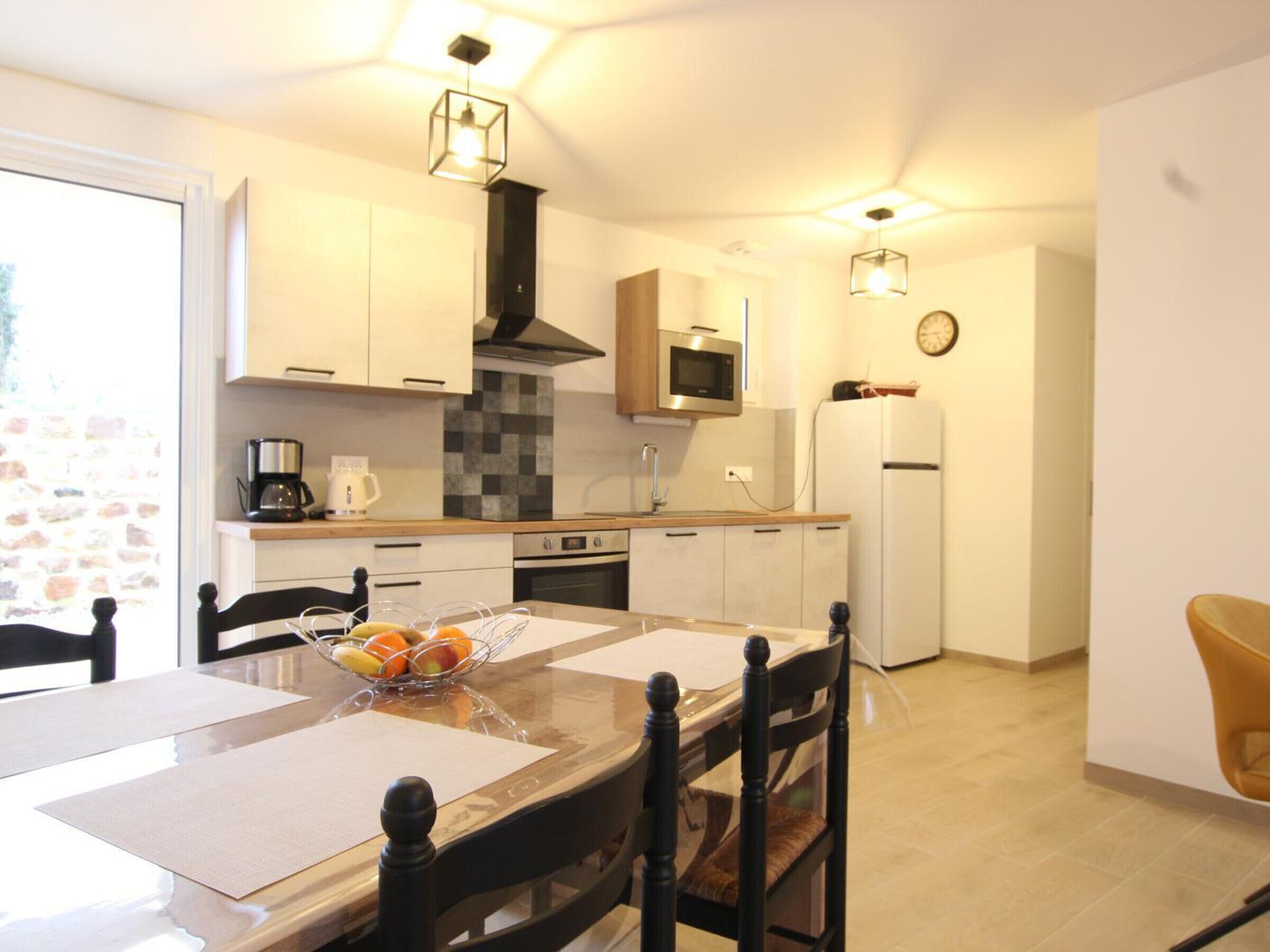 Fridge, microwave, dishwasher