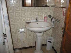 Shower, hair dryer