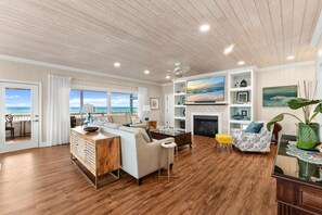 House, Beach View, Beachfront | Living area - Beachfront House - Casa Bella Del Sol (Port St. Joe)