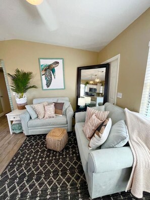 TV - Family Beach Compound | 2 Separate Living Spaces (Cocoa Beach)