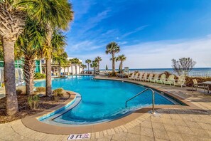 Indoor pool - Beachfront condo w/ pool & Gulf views (Panama City Beach)
