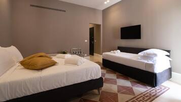 Deluxe Apartment, Balcony, Courtyard View | Blackout drapes, soundproofing, iron/ironing board, free WiFi