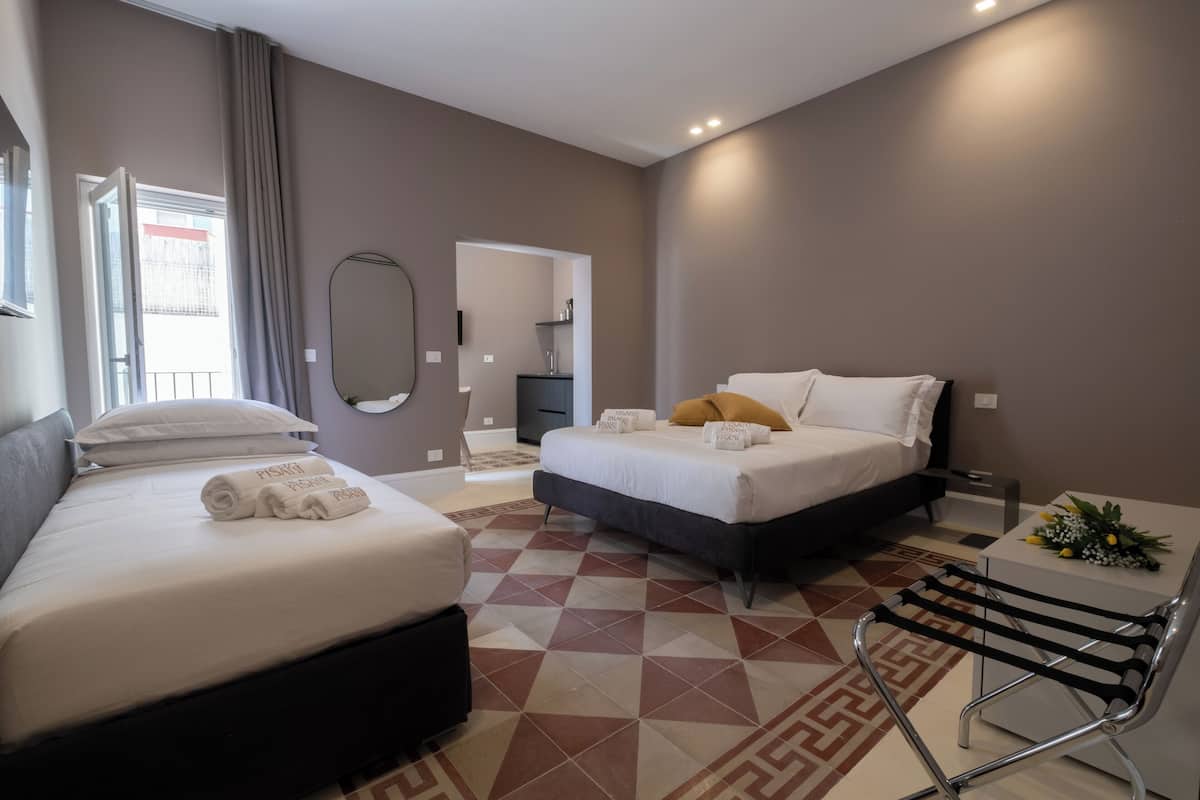 Blackout curtains, soundproofing, iron/ironing board, free WiFi